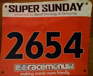 February Race Bib